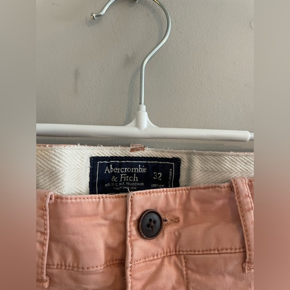 Abercrombie and Fitch Peachy/Light Pink/Salmon Color Shorts - Picture 2 of 3